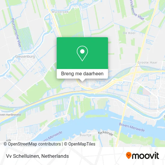 Vv Schelluinen kaart