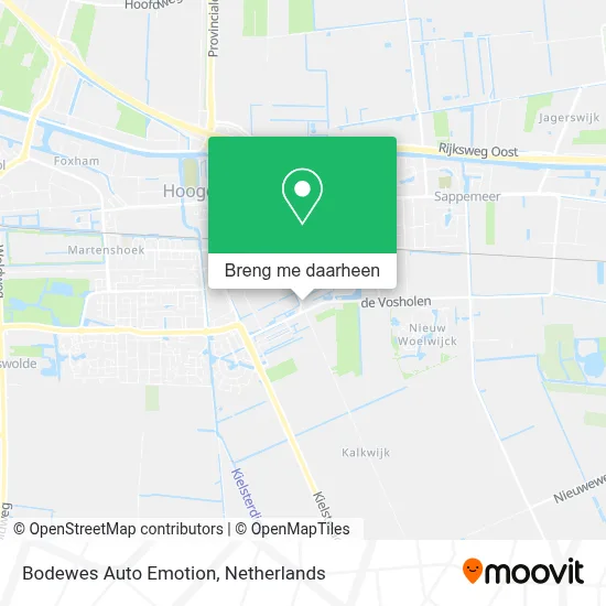 Bodewes Auto Emotion kaart