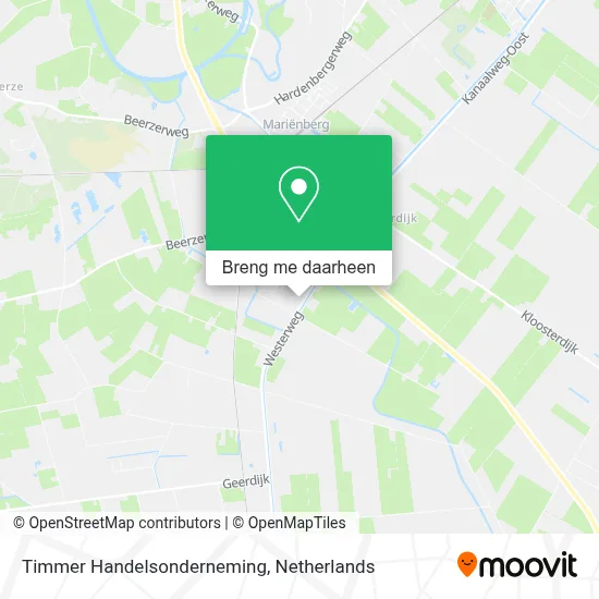 Timmer Handelsonderneming kaart