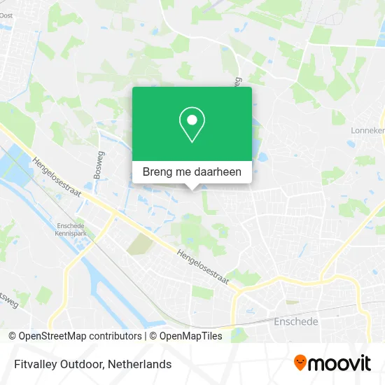 Fitvalley Outdoor kaart