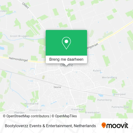 Bootyloverzz Events & Entertainment kaart