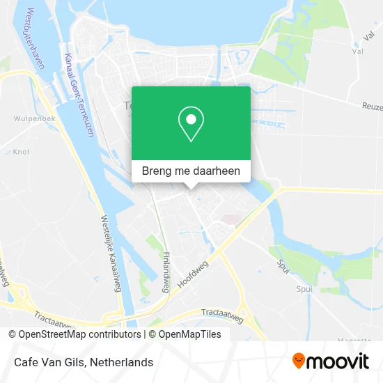 Cafe Van Gils kaart