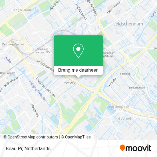 Beau Pr kaart