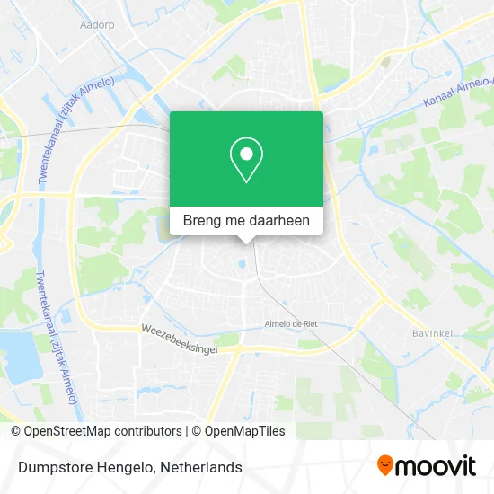 Dumpstore Hengelo kaart