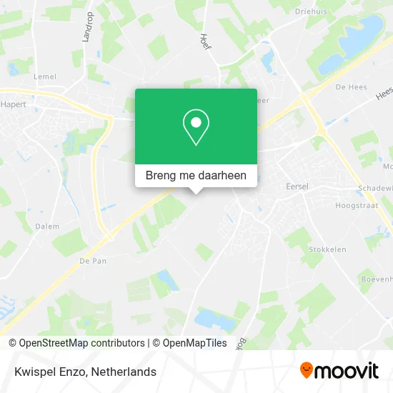 Kwispel Enzo kaart