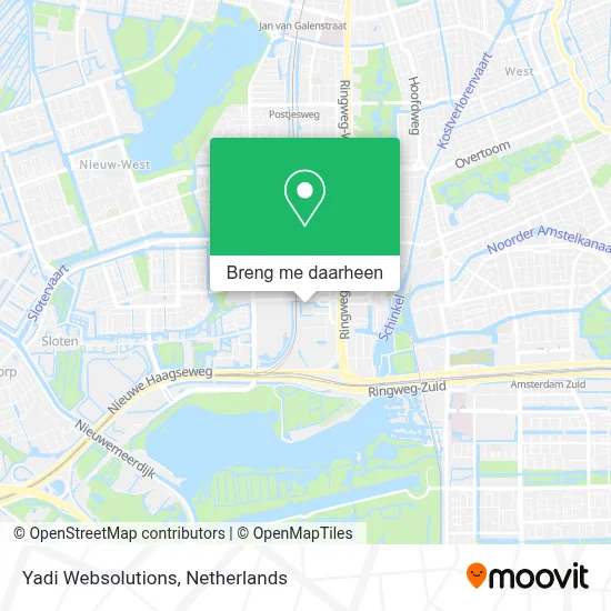 Yadi Websolutions kaart