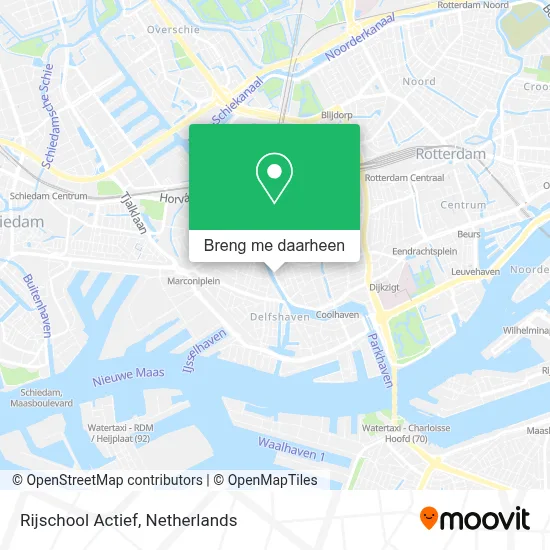 Rijschool Actief kaart