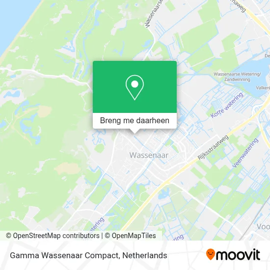 Gamma Wassenaar Compact kaart