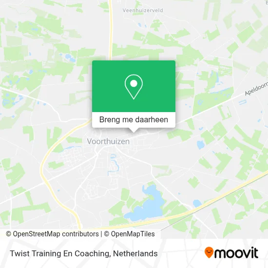 Twist Training En Coaching kaart