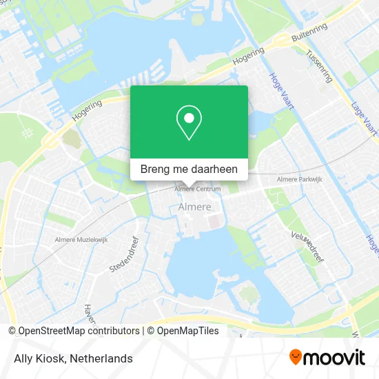 Ally Kiosk kaart