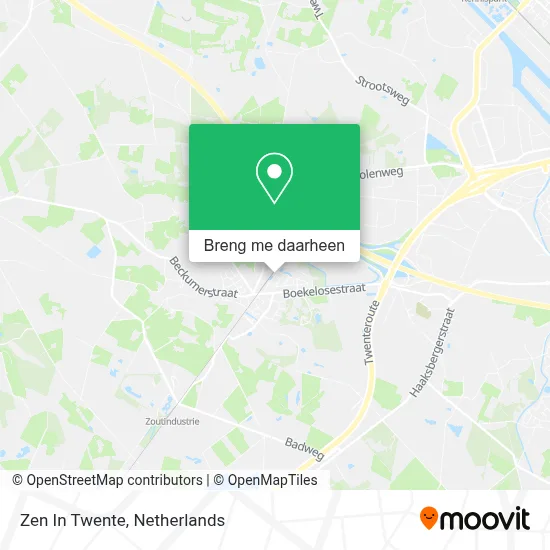 Zen In Twente kaart