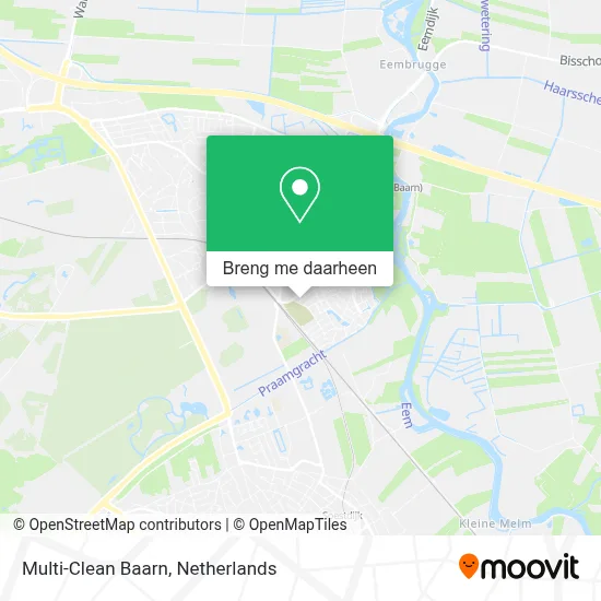 Multi-Clean Baarn kaart