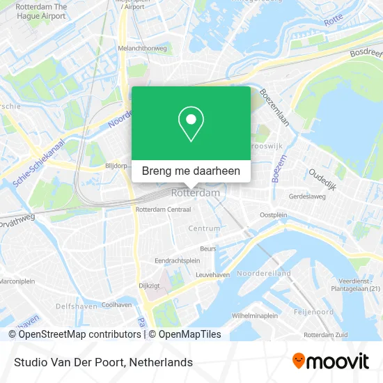 Studio Van Der Poort kaart
