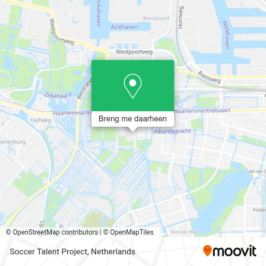 Soccer Talent Project kaart