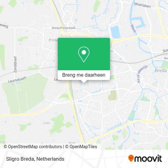 Sligro Breda kaart