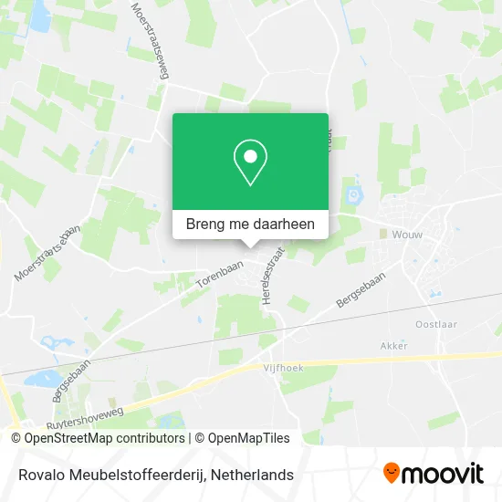 Rovalo Meubelstoffeerderij kaart