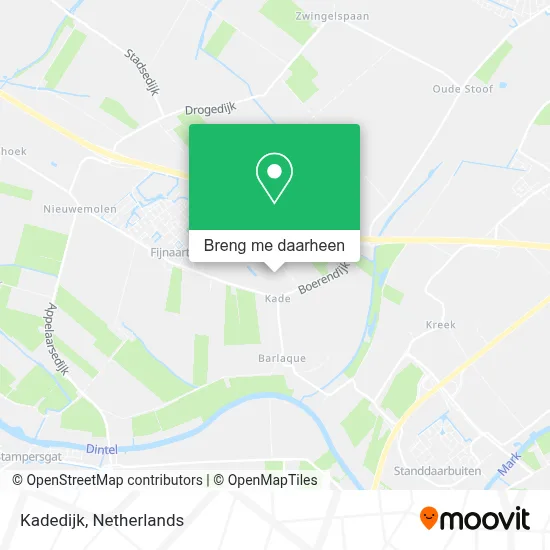 Kadedijk kaart