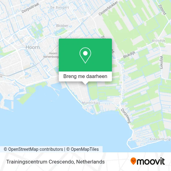 Trainingscentrum Crescendo kaart