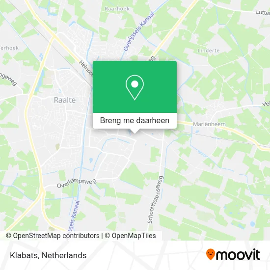 Klabats kaart