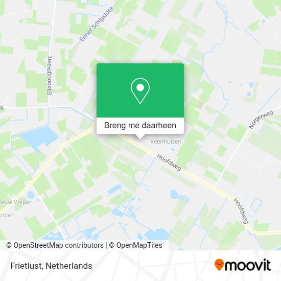 Frietlust kaart