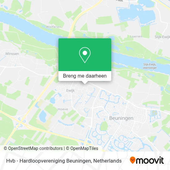 Hvb - Hardloopvereniging Beuningen kaart