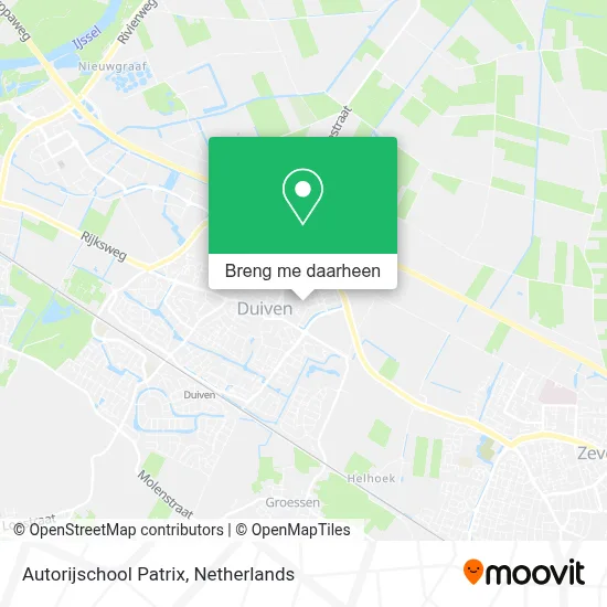 Autorijschool Patrix kaart