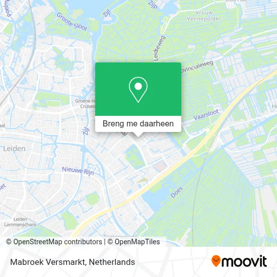 Mabroek Versmarkt kaart