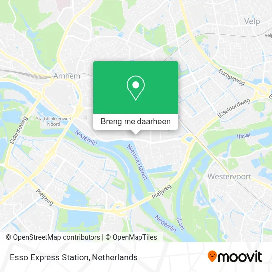 Esso Express Station kaart