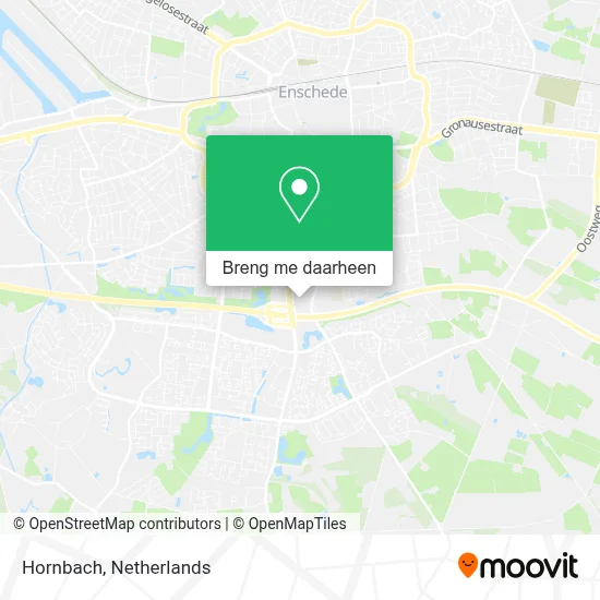 Hornbach kaart