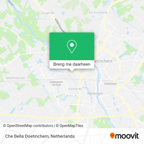 Che Bella Doetinchem kaart