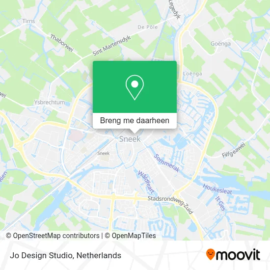 Jo Design Studio kaart