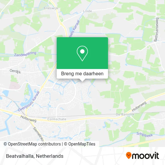 Beatvalhalla kaart