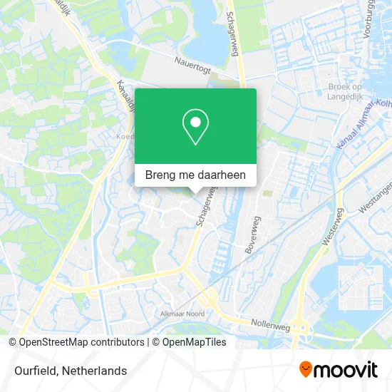Ourfield kaart