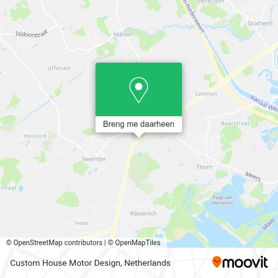 Custom House Motor Design kaart