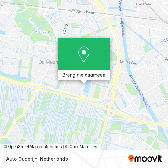 Auto Ouderijn kaart