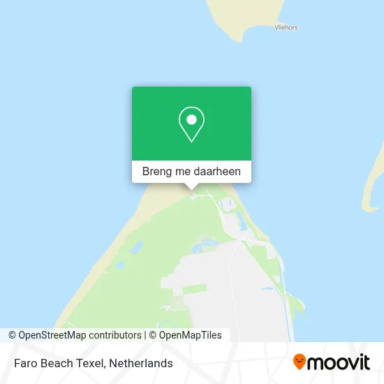 Faro Beach Texel kaart
