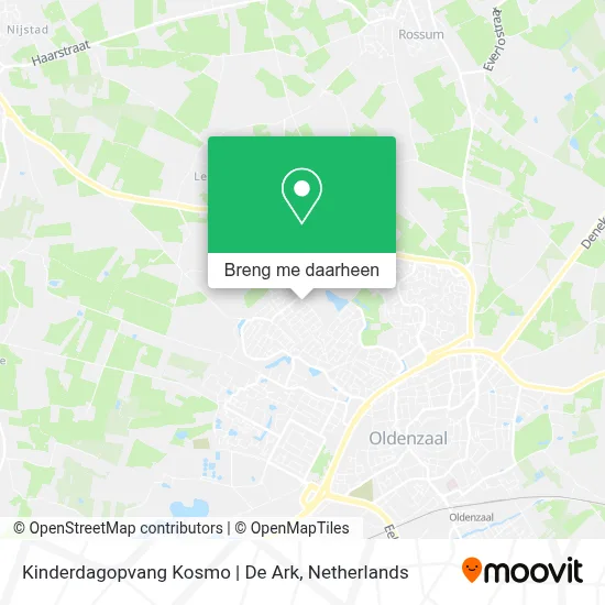 Kinderdagopvang Kosmo | De Ark kaart