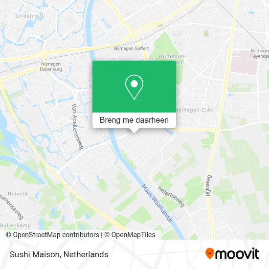 Sushi Maison kaart