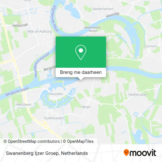 Swanenberg Ijzer Groep kaart