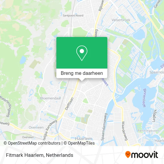 Fitmark Haarlem kaart