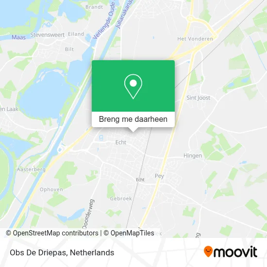 Obs De Driepas kaart