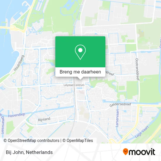 Bij John kaart