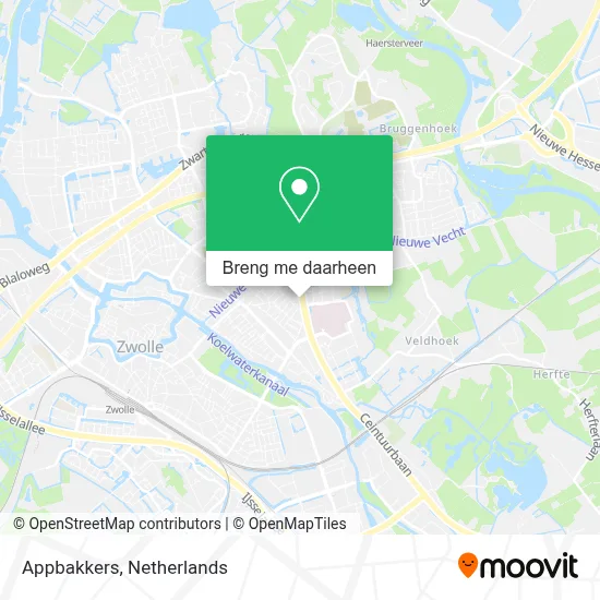 Appbakkers kaart
