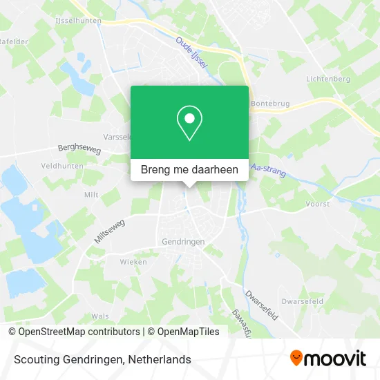 Scouting Gendringen kaart