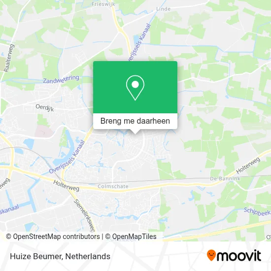Huize Beumer kaart