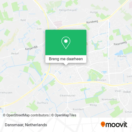 Dansmaar kaart
