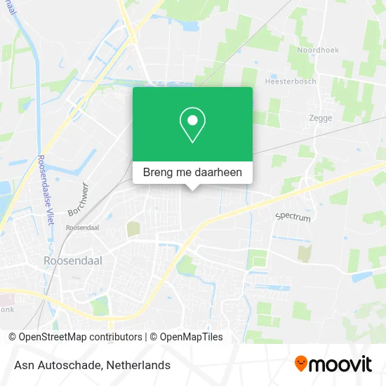 Asn Autoschade kaart