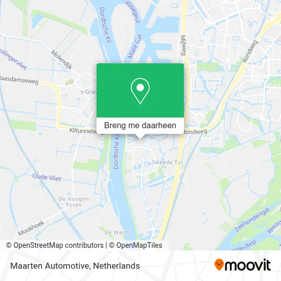 Maarten Automotive kaart
