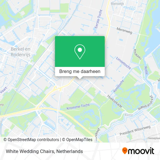 White Wedding Chairs kaart