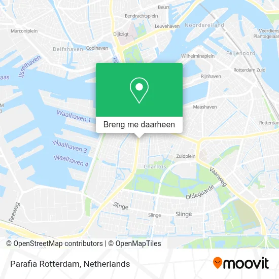 Parafia Rotterdam kaart